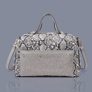 Sparkly Leopard Print Tote Handbag